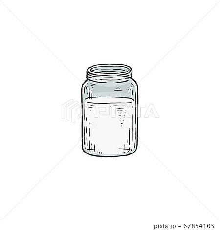 Coconut milk for ketogenic diet, cartoon sketch vector illustration isolated. Coconut milk for ketogenic diet, cartoon sketch vector illustration isolated. 67854105