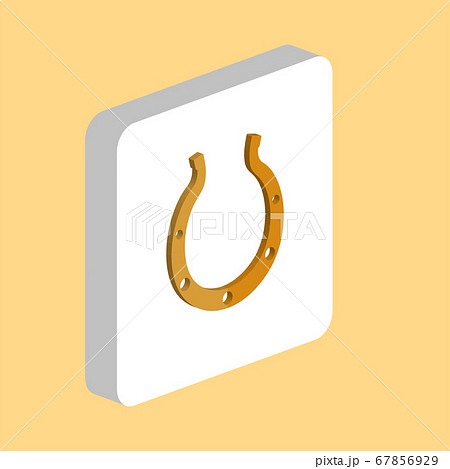 Luck Horseshoe Simple vector icon. Illustration Luck Horseshoe Simple vector icon. Illustration 67856929