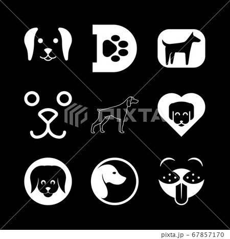 Dog icon. Vector element for your designのイラスト素材 [67857170] - PIXTA