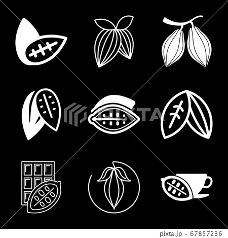 Cocoa icon, chocolate with marshmallows symbol Cocoa icon, chocolate with marshmallows symbol 67857236