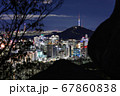 ソウル 南山タワー 夜空 67860838