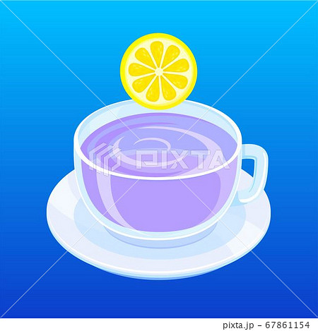 バタフライピーのイラスト 67861154