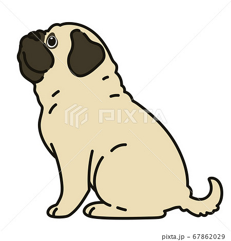 Jpirasutot2eong 最も人気のある パグ 犬 イラスト かわいい 犬 イラスト かわいい パグ