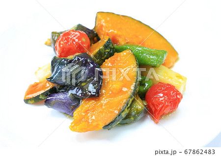 おいしい夏野菜の揚げ浸し 67862483