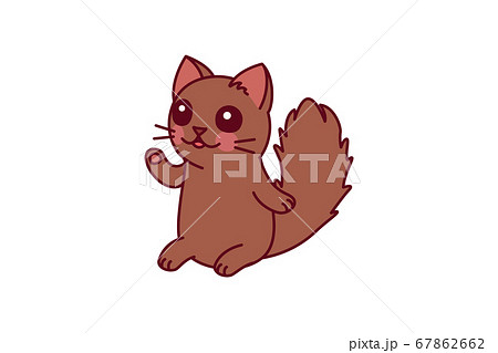 vector cute little cat clipart 67862662