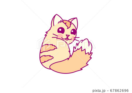 vector cute little cat clipart vector cute little cat clipart 67862696
