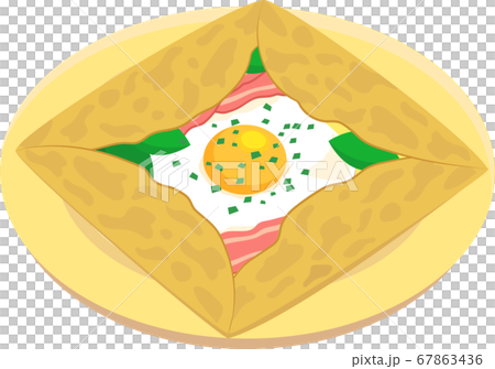 Galette Illustration Stock Illustration