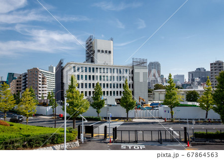 岸記念体育会館の解体工事 67864563