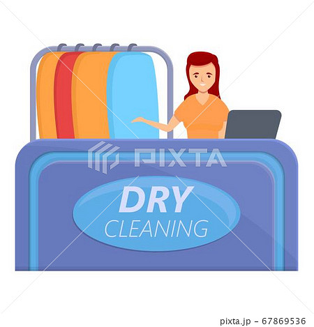 Dry cleaning room icon, cartoon style Dry cleaning room icon, cartoon style 67869536