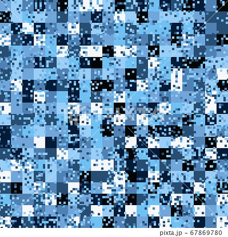 Seamless urban camouflage pattern. The pixel... - Stock Illustration  [67869780] - PIXTA