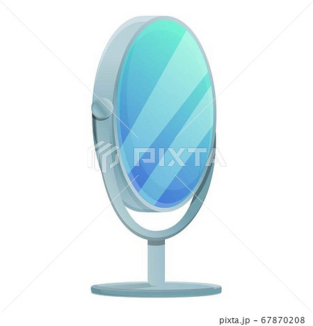 Round desktop mirror icon, cartoon style Round desktop mirror icon, cartoon style 67870208