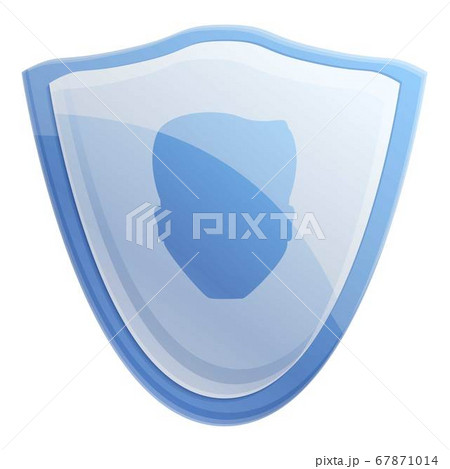 Protected personal information icon, cartoon style 67871014