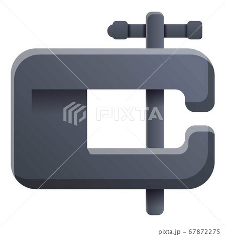 Blacksmith clamp icon, cartoon style Blacksmith clamp icon, cartoon style 67872275