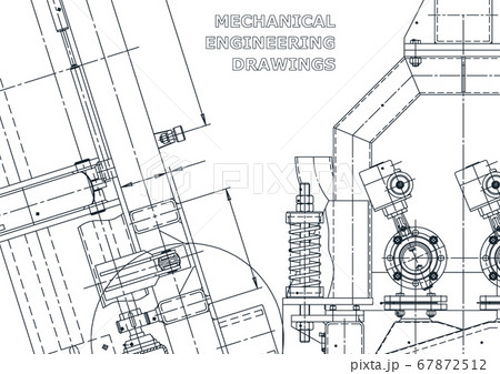 Computer aided design systems. Technical illustrations, backgrounds. Mechanical engineering drawing Computer aided design systems. Technical illustrations, backgrounds. Mechanical engineering drawing 67872512