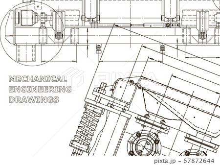 Machine-building industry. Computer aided design systems. Technical illustrations Machine-building industry. Computer aided design systems. Technical illustrations 67872644