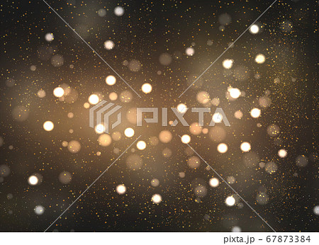 Golden dust sparks. 67873384