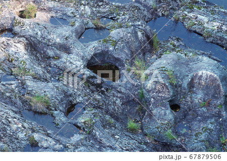 飛水峡の甌穴 67879506