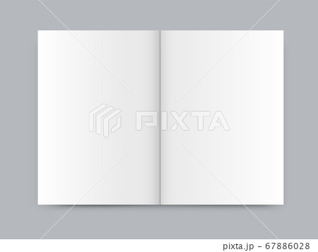 Blank white newspaper mock up isolated on gray background Blank white newspaper mock up isolated on gray background 67886028