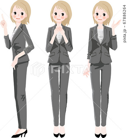 スーツの女性 67886264