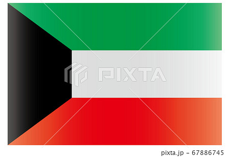 新世界の国旗2：3Verグラデーション　クウェート