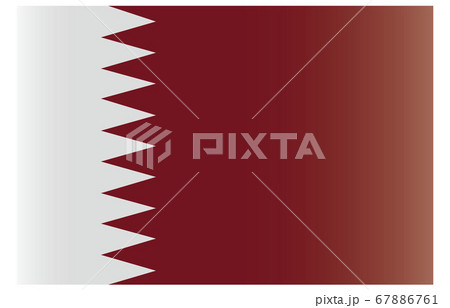 新世界の国旗2：3Verグラデーション　カタール