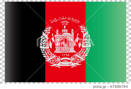 新世界の国旗2:3Verグラデーション アフガニスタン 新世界の国旗2:3Verグラデーション アフガニスタン 67886764