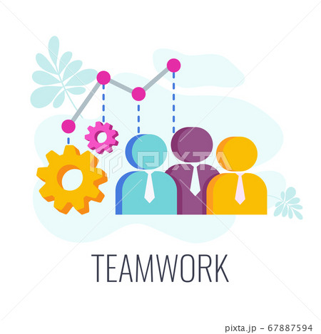 Teamwork icon. Human resources. Human Capital Concept. 67887594