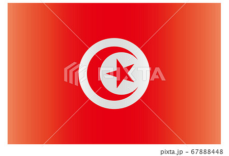 新世界の国旗2:3Verグラデーション チュニジア 新世界の国旗2:3Verグラデーション チュニジア 67888448
