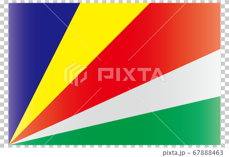 新世界の国旗2:3Verグラデーション セーシェル 新世界の国旗2:3Verグラデーション セーシェル 67888463