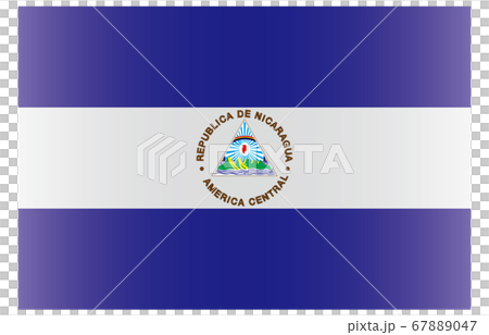 New World Flag 2:3 Ver gradation Nicaragua New World Flag 2:3 Ver gradation Nicaragua 67889047