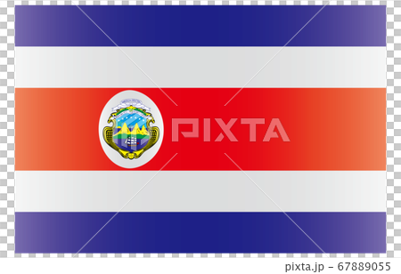 New World Flag 2:3 Ver Gradation Costa Rica New World Flag 2:3 Ver Gradation Costa Rica 67889055