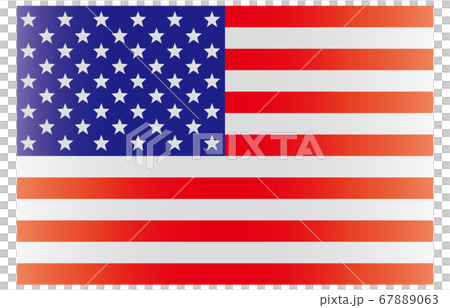 新世界の国旗2：3Verグラデーション　アメリカ合衆国 67889063