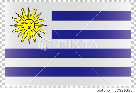 New World Flag 2:3 Ver Gradation Uruguay 67889356