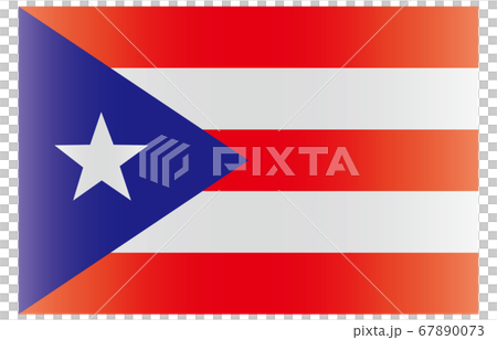 新世界の国旗2:3Verグラデーション プエルトリコ 新世界の国旗2:3Verグラデーション プエルトリコ 67890073