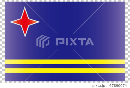 New World Flag 2:3 Ver gradation Aruba New World Flag 2:3 Ver gradation Aruba 67890074