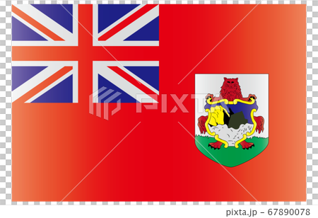 New World Flag 2:3Ver gradation Bermuda Islands 67890078