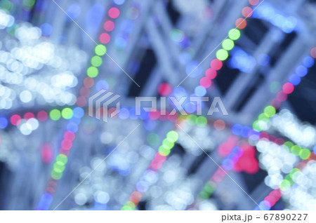Abstract blur of colorful beautiful bokeh glitter 67890227