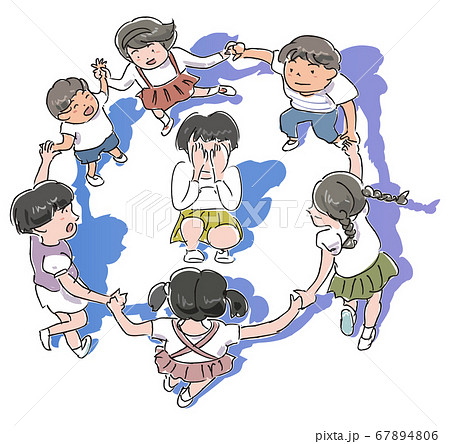 日本の歌遊び-かごめかごめ 67894806