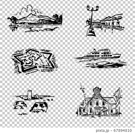北海道の観光地セット 67894810