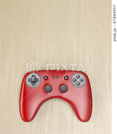 Red wireless gaming controller Red wireless gaming controller 67894957