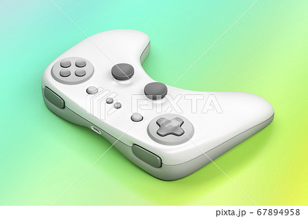 Gamepad on colorful background. 67894958
