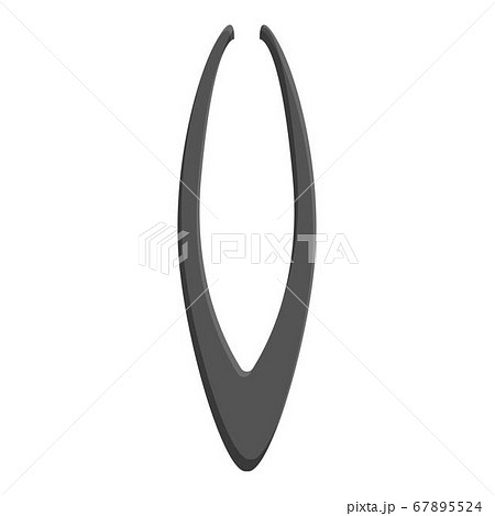 Beautician forceps icon, cartoon style 67895524