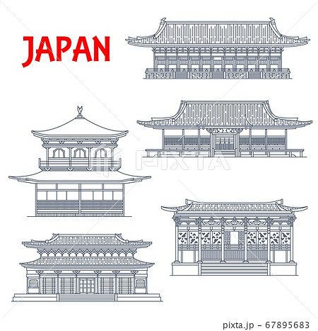 Japan temples, Japanese buildings shrines in Kyoto Japan temples, Japanese buildings shrines in Kyoto 67895683
