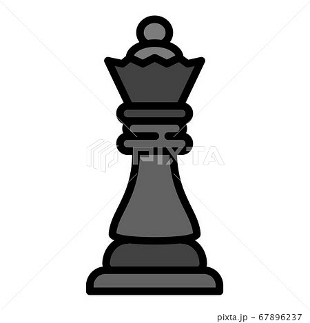 Chess queen icon, outline style 67896237