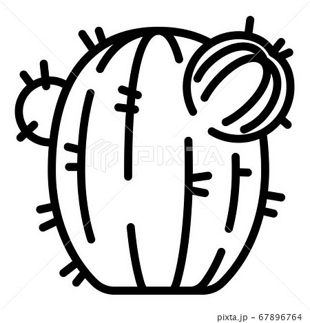 Cactus icon, outline style Cactus icon, outline style 67896764