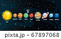 Colorful Planets Of Solar System 67897068