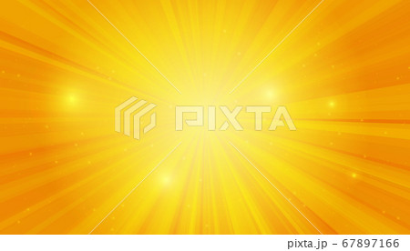 Yellow sanny rays background. Sparkling magical dust particles. Vector illustration. 67897166