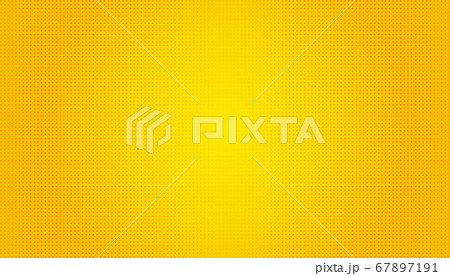 Pop Art background. Retro dotted background. Vector illustration. Halftone yellow pop art 67897191