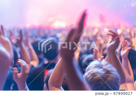 blur of People shooting video or photo in music brand showing on stage or Concert Live party concept blur of People shooting video or photo in music brand showing on stage or Concert Live party concept 67899027