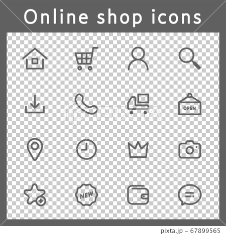 Set of shop site icons/mail order/fashion/shopping/shopping Set of shop site icons/mail order/fashion/shopping/shopping 67899565